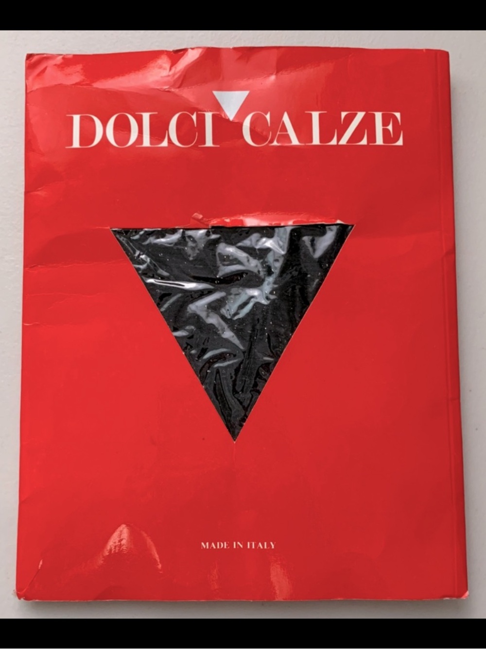 DOLCI CALZE Crystal Lame’ Black Sparkle Pantyhose